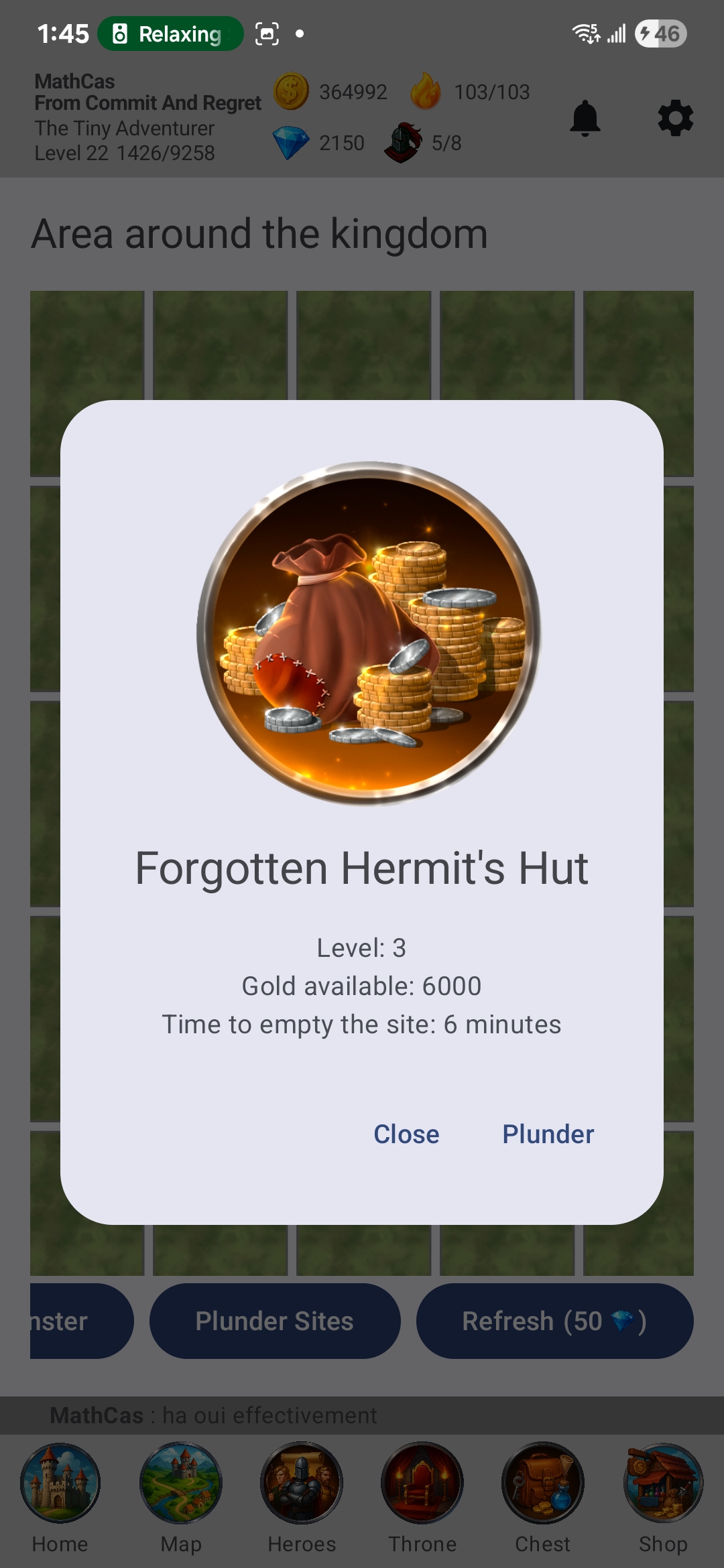 screenshot of the game