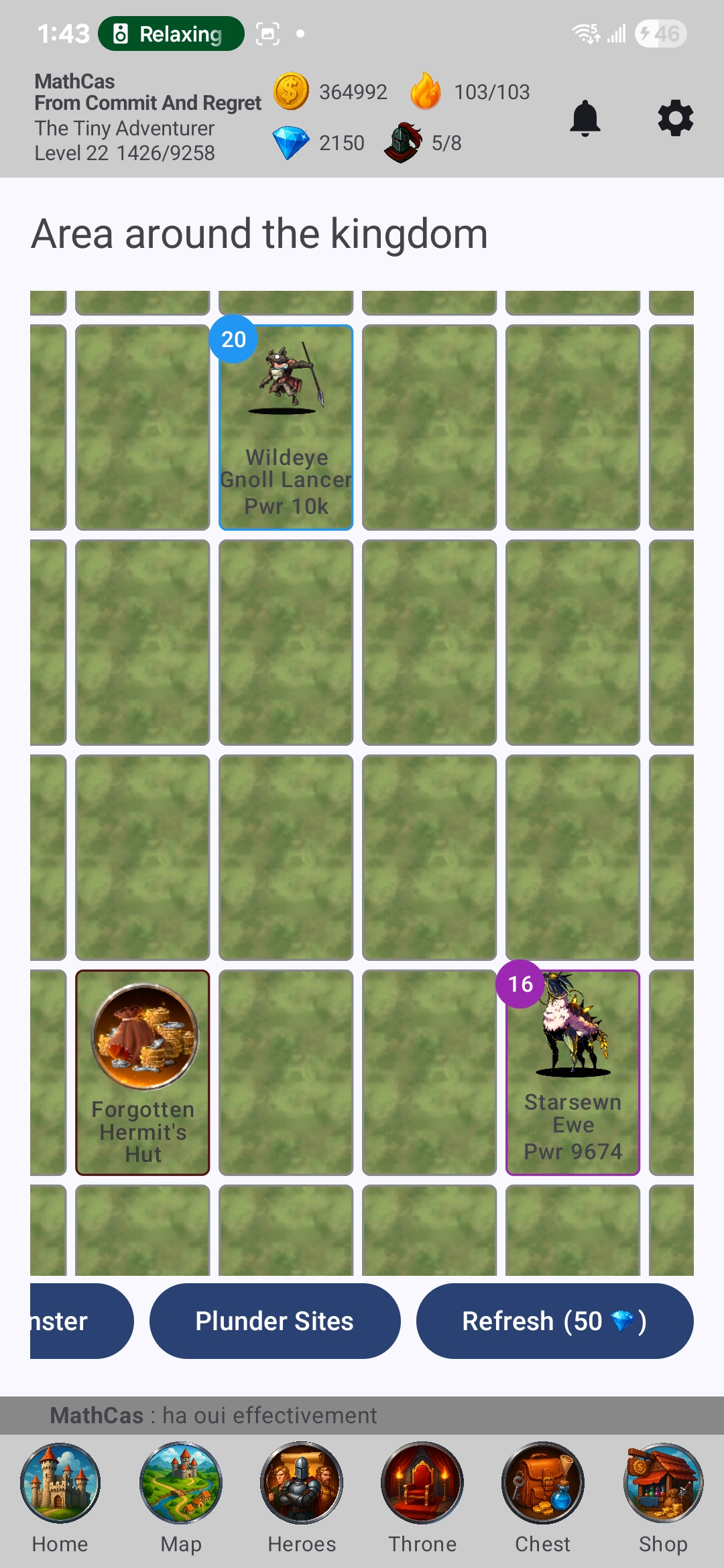 screenshot of the game